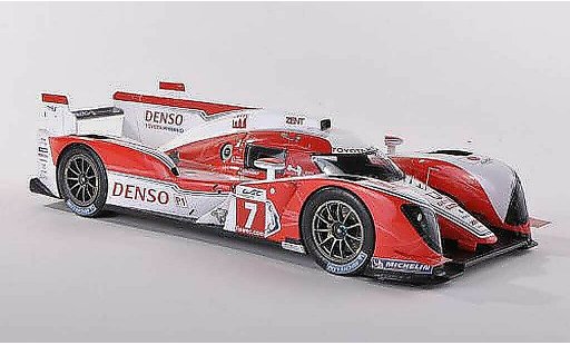 Toyota TS030 Base 1/43 Spark hybride No.7 Dense presentation Spa 2012 modelauto