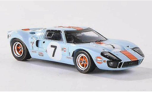 Ford GT40 Mk I 1/43 Spark GT 40 No.7 Gulf 24h Le Mans 1969 D.Hobbs/M.Hailwood modelauto