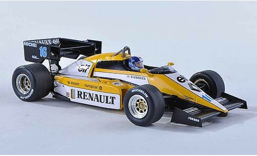 Renault F1 1984 1/43 Spark RE50 No.16 GP Grande-Bretagne D.Warwick modelauto