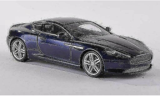 Aston Martin Virage coupe 1/43 Spark zwart-blauw 2012 modelauto