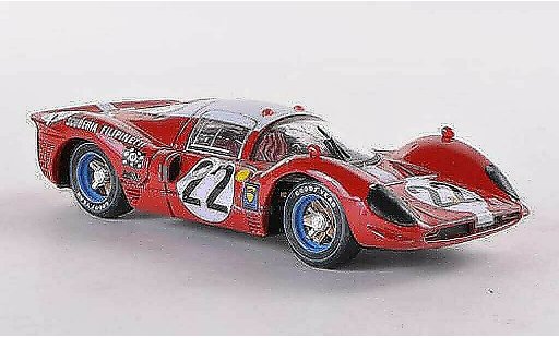 Ferrari 412 course 1/43 Brumm P No.22 Scuderia Filipinetti 24h Le Mans 1967 Scuderia Filipinetti modelauto