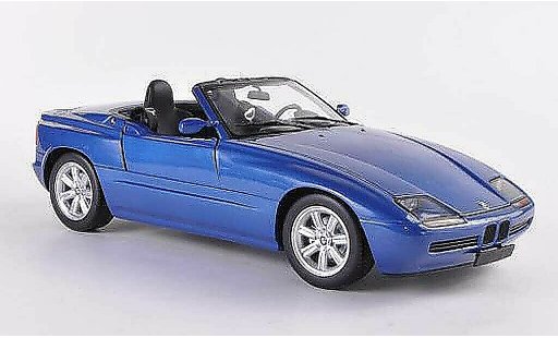 Bmw Z1 roadster 1/18 Minichamps blauw 1988 modelauto