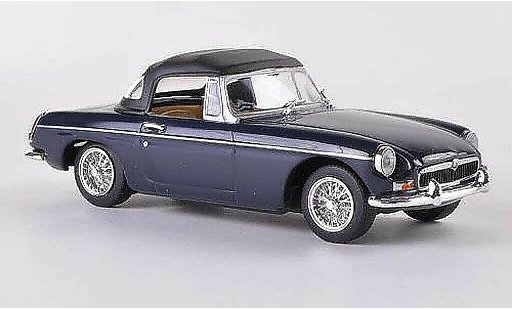 MG B Base 1/43 Minichamps blauw LHD 1968 modelauto