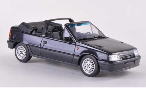 Opel Kadett GSI 1/43 Minichamps Cabriolet zwart 1989 modelauto