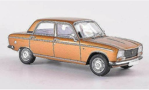 Peugeot 304 Berline 1/43 Minichamps Sedan gold 1972 modelauto