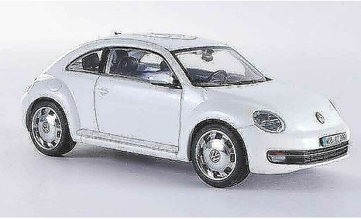 Volkswagen Beetle Base 1/43 Schuco wit Wolfsburg 2011 modelauto
