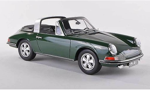 Porsche 911 1967 1/43 GT Spirit S Targa zwart-groen modelauto