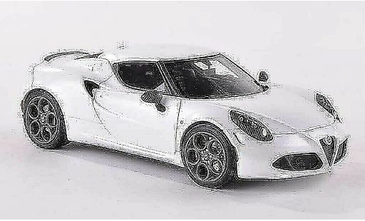Alfa Romeo 4C launch edition 1/43 Look Smart mat-wit 2013 modelauto