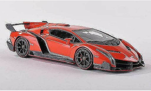 Lamborghini Veneno Coupe 1/18 Look Smart zwart-l Autosalon Geneve 2013 modelauto