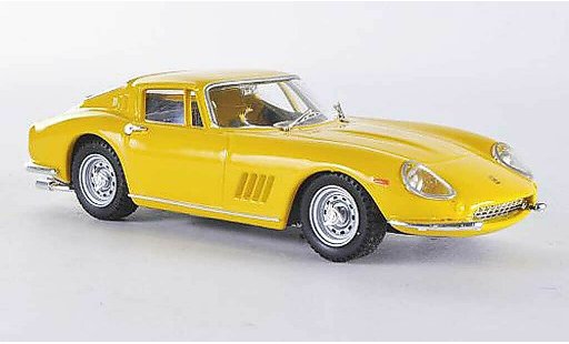 Ferrari 275 GTB/4 1/43 Best Coupe geel modelauto