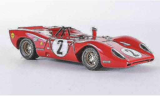 Ferrari 312 P 1/43 Best Spider Monza No.2 1969 Rodriguez/Schetty modelauto