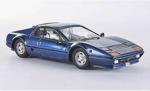 Ferrari 512 BB 1/43 Best blauw Giorgio Armani modelauto