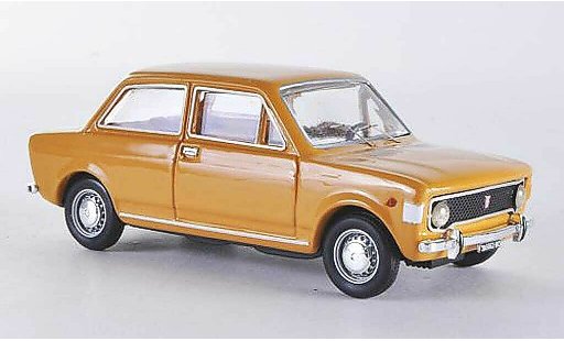 Fiat 128 Berlina 1/43 Rio 2 turig geel 1969 modelauto