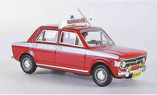 Fiat 128 Berlina 1/43 Rio 4 turig danische Brandweer modelauto
