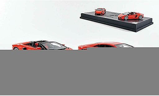 Lamborghini Aventador LP700-4 1/43 MR Collection Collezione Tecnica No.2: en Roadster oranje modelauto
