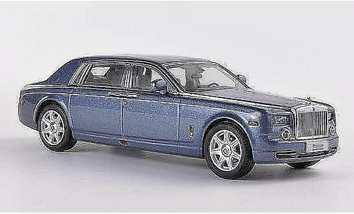 Rolls Royce Phantom EWB 1/43 Kyosho blauw grijs modelauto