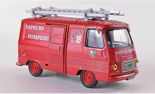 Peugeot J7 Base 1/43 Eligor V.T.U Brandweer de L'essonne modelauto