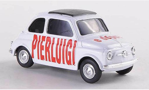 Fiat 500 B 1/43 Brumm PIERLUIGI e dopo wit modelauto