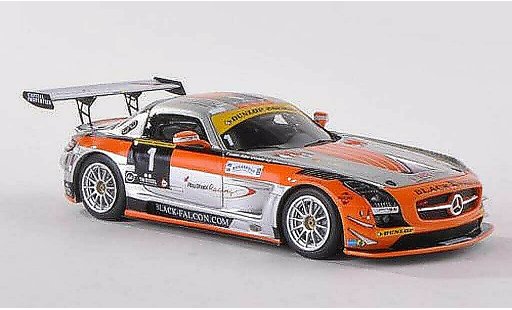 Mercedes SLS GT3 1/43 Spark No.1 Abu Dhabi Racing 24h Dubai 2013 Al Qubaisi/Schneider/Bleekemolen/Edwards modelauto