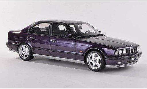 Bmw M5 berline 1/18 Ottomobile E34 paars/grijs modelauto