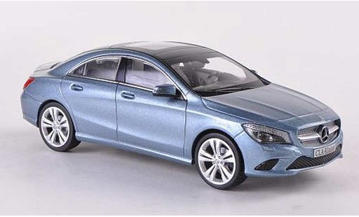 Mercedes CLA Base 1/43 Schuco (C117) grijsblauw 2012 modelauto