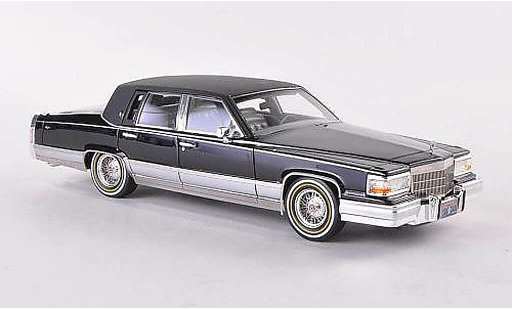 Cadillac Brougham Sedan 1/43 GLM mat zwart 1991 modelauto