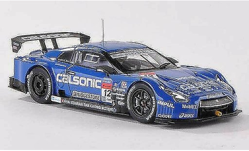 Nissan Skyline R35 1/43 Ebbro GT-R No.12 Calsonic Impul Super GT500 2013 T.Matsuda/J.P.olijfgroeneira modelauto
