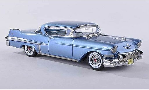 Cadillac Series 62 Coupe 1/43 Neo 1957 Hardtop blauw modelauto
