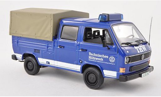 Volkswagen T3 A 1/43 Minichamps DoKa-Platform THW 1983 modelauto