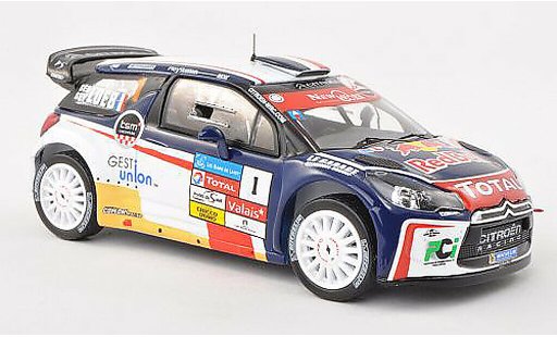 DS Automobiles DS3 WRC 2013 1/43 IXO No.1 Rally Du Chablais S.Loeb modelauto