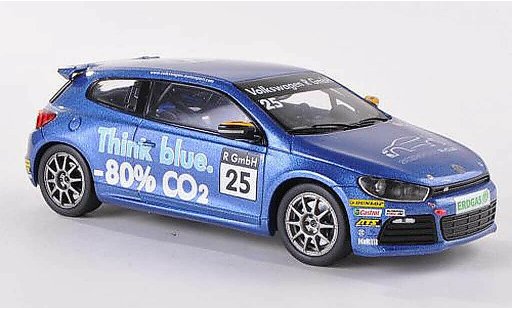 Volkswagen Scirocco R-Cup 1/43 Spark No.25 Think blue modelauto
