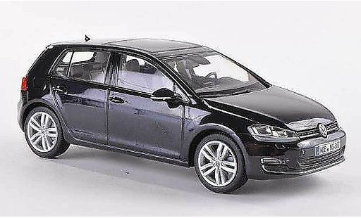Volkswagen Golf Base 1/43 Herpa zwart 5-Turer 2013 modelauto