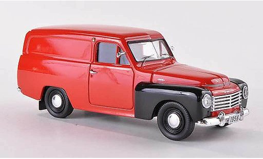 Volvo 445 Duett 1/43 Skandinavisk rood/zwart 1956 modelauto