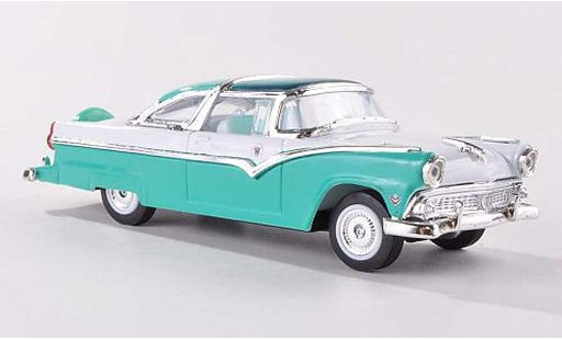 Ford Crown Victoria 1/43 Yat Ming groen/wit 1955 modelauto