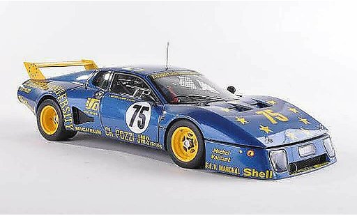 Ferrari 512 BB LM 1/18 BBR Models No.75 Team JMS Racing 24h Le Mans 1980 Gutteny/Libert/Blynie modelauto