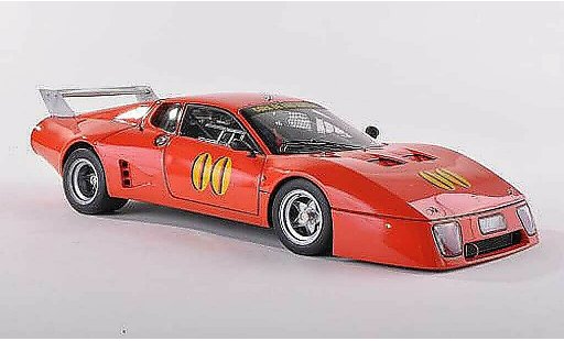 Ferrari 512 BB LM 1/18 BBR Models No.00 Copa de Oro Racing oranjerood 1979 modelauto