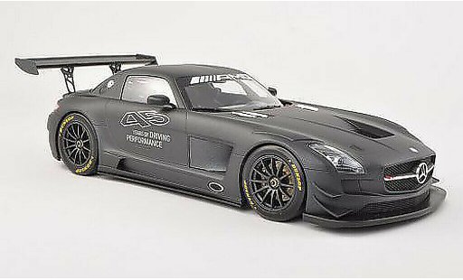 Mercedes SLS GT3 1/18 Minichamps AMG 45 Years of Driving Performance lumineuses-zwart 2013 modelauto