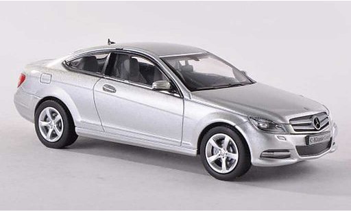 Mercedes Classe C Coupe 1/43 Norev (C204) grijs Facelift modelauto