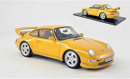 Porsche 911 RS 1/18 GT Spirit Carrera Clubsport geel modelauto