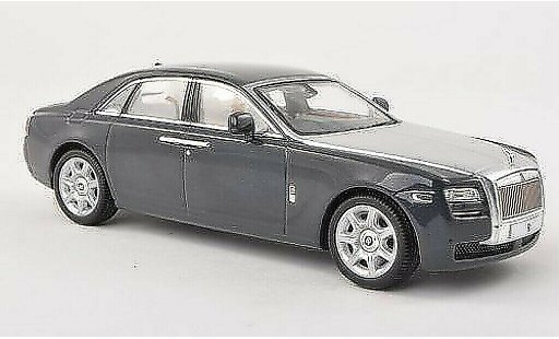 Rolls Royce Ghost Base 1/43 IXO zwart-grijs/grijs RHD 2009 modelauto