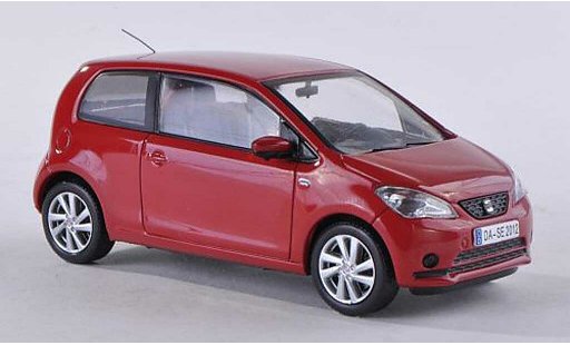 Seat Mii Base 1/43 Seat rood 2011 modelauto