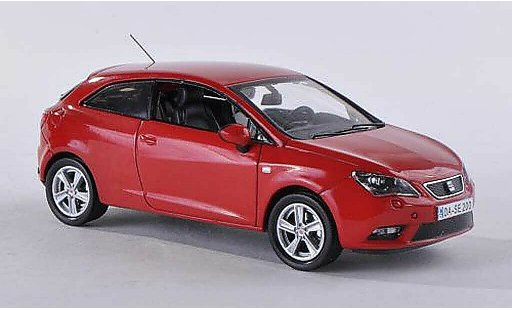 Seat Ibiza SC 1/43 Seat rood 2013 modelauto