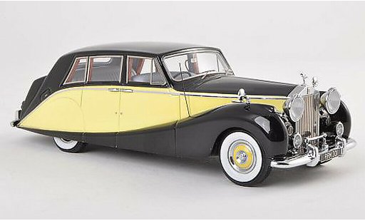 Rolls Royce Silver Wraith Hooper Empress 1/43 Matrix Sedan by zwart/geel 1956 modelauto