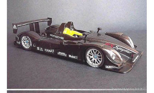 Porsche RS Spyder 1/18 Autoart presentation 07 carbone modelauto