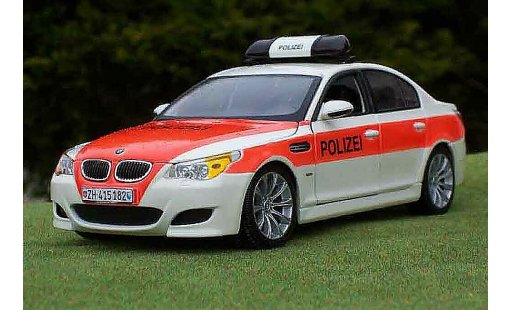 Bmw M5 safety car 1/18 Maisto E60 moto gp / politie / politie modelauto