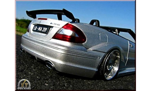 Mercedes Classe CL AMG DTM cabriolet 1/18 Kyosho K grijs jantes alu alpina 20 pouces modelauto