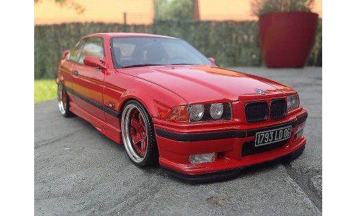 Bmw M3 ltw 1/18 Ottomobile E36 Light Weight rood modelauto