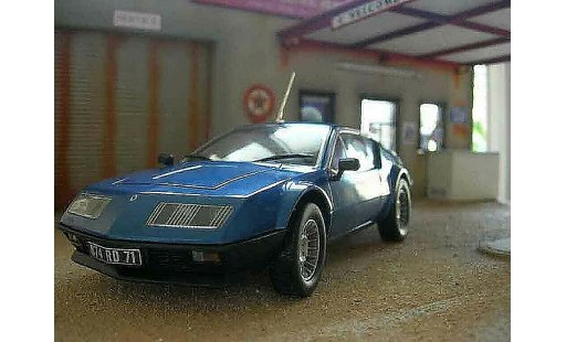Alpine A310 rallye 1/18 Norev blauw modelauto