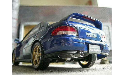 Subaru Impreza STI 1/18 Autoart GT Turbo wrx blauw modelauto