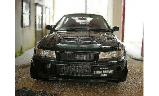Mitsubishi Lancer Evolution VI 1/18 Autoart tommi makinen edition zwart modelauto